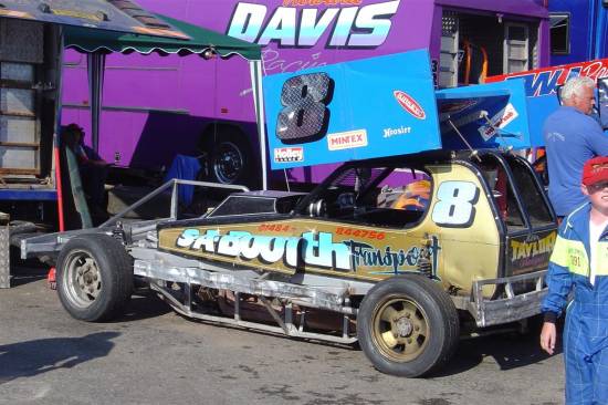 8 Mick Harris in the pits
