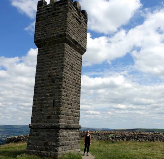 Otherwise known as the Pepper Pot. My daughter Hannah gives a sense of scale to the tower.
