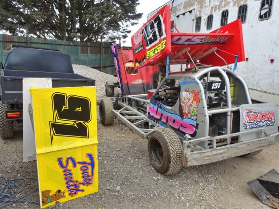 191 - Josh used the opportunity to check the engine out in the tar car during Sunday's meeting
