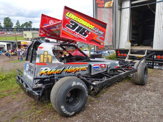 Rick Lenssen racing as 316 for this British Championship meeting
