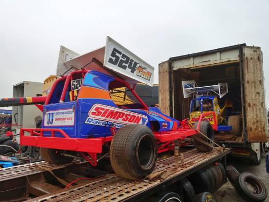 The Jason Cull car ready for Hednesford

