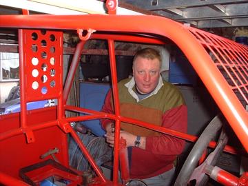 BIG N
Me working on Gwyn Millers car Pre-season 2004
