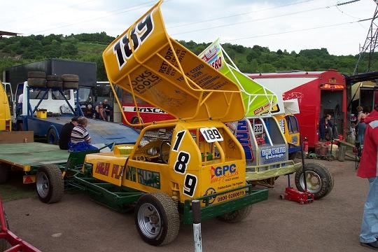 189 Stu Heppenstall,,lost his back axle in the G.N
