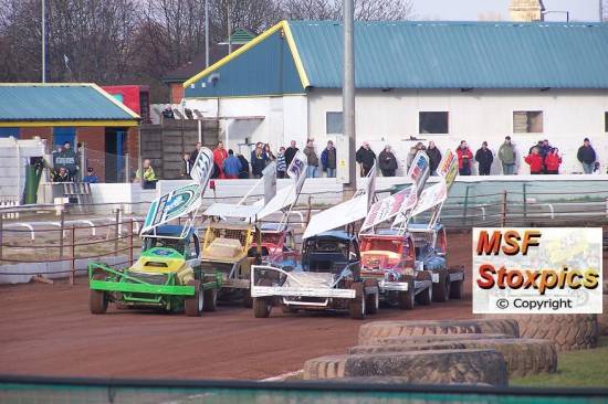 White tops line up with 411 & 424 on front row
