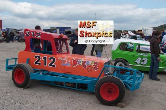 212 Heritage car, Frankie Wainman raced this car today
