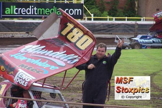 Ray Witts on his parade lap
