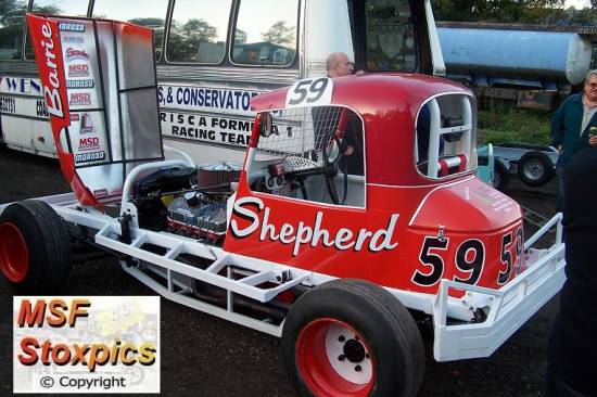 Barrie Sheperd absoloute mint replica heritage car
