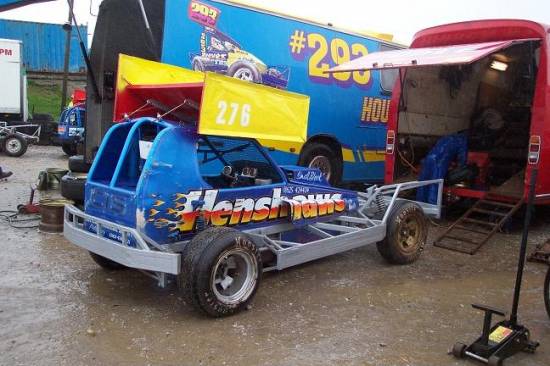 276 Mark Poole in the ex Lee Henshaw car
