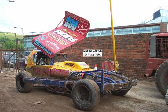 Stu Smith Jnr lines up for a heat
