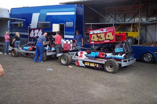 434 Ivan Pritchard
213 Chris Fort raced the 434 shale car,,did ok too
