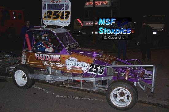 258 Rob Harrard gives it the thumbs up in his FWJ TWO chassis car.
