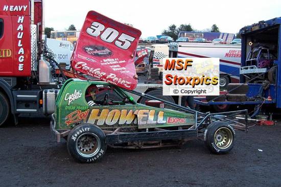 305 Carlos Perez turned out in his Shale Car and went good too
