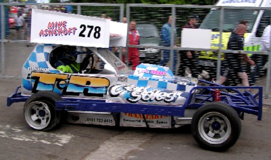 278 Mike Ashcroft
after his first ever race
