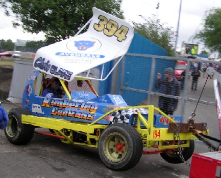 394 Chris Clare
Smart car is towed off
