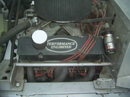 212 Engine Bloack in his tar car
