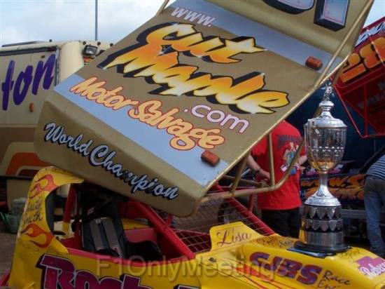 391 Andy Smith - World Champ's trophy, from one Smith to another
