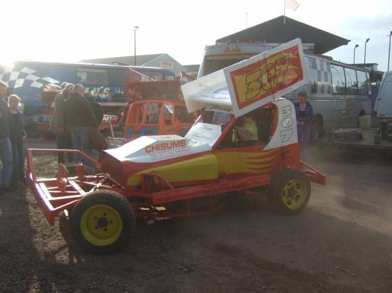 307 Tim Warwick in nicely painted car
