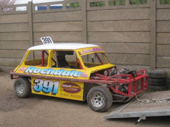 391 mini, it flew off the front at the starts (I thought we were back at Ipswich!!).
