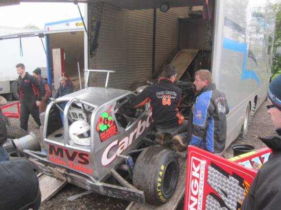 84, going into the lorry after the first heat
