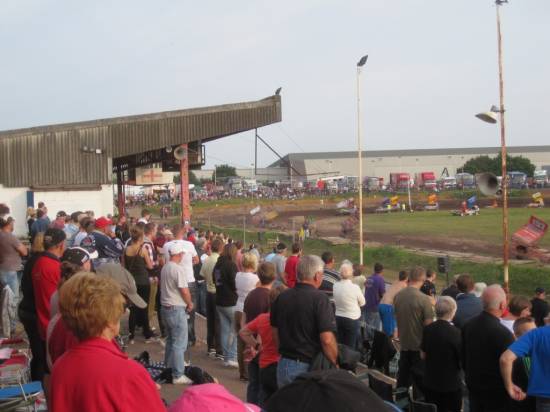 Good crowd to see the return of F1's to Stoke
