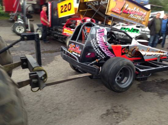 84, collected the stranded 371 car in heat 1
