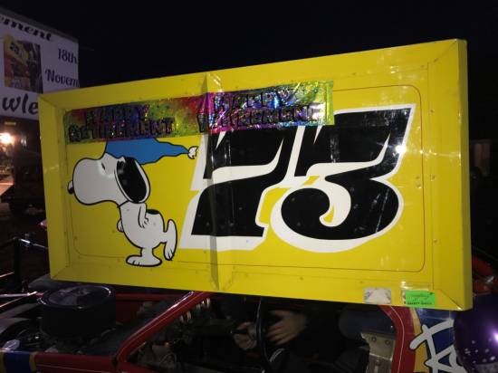 73, the last time Snoopy will grace the tracks
