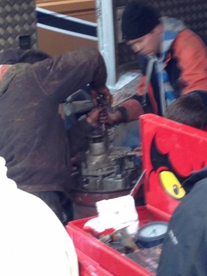 515, gearbox repaired for the final
