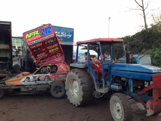 212, Danny bringing his own car back to the pits!
