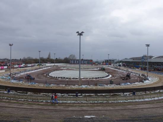 Welcome to the start of the season from a wintry looking Belle Vue
