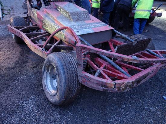 The 293 car came off worse after the 94 clash
