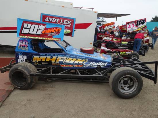 Ben Hurdman. The 207 car suffered an oil leak from the back of the engine.  

