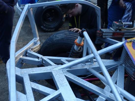 300 - After changing the front axle Paul collected more damage in the Consi
