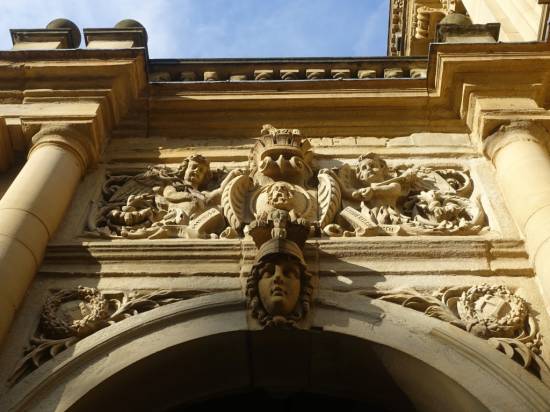 A wealth of ornate stonework and carvings
