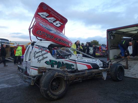 Unusually Nigel was one of the first to arrive - A heat win and victory in Stoke's last ever race in the GN for 445.
