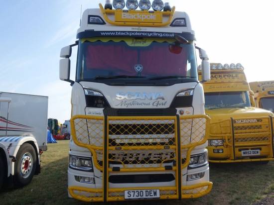 Blackpoles were highly commended in the best working Scania class
