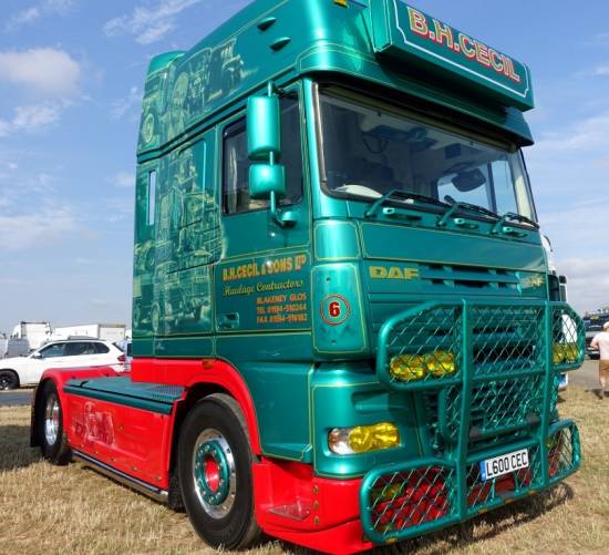 Cecil's were 1st in best company owned, best working DAF, and best senior truck
