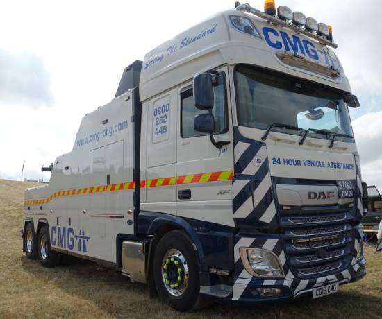 Heavy recovery DAF from CMG
