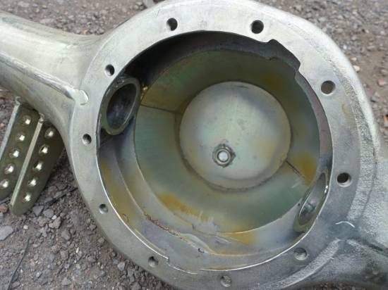 Fabricated from an Opel Blitz axle 
