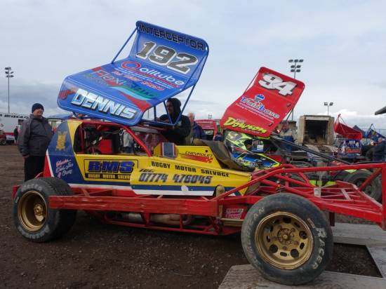 The Luke Dennis car looking well with the gold wheels
