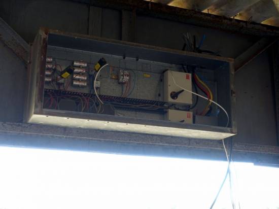 However, as throughout the stadium all wiring ripped out
