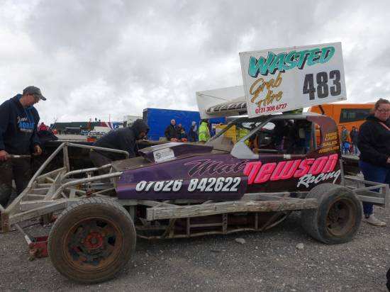 The Wayne Marshall car arrived in time for the Consi after transporter problems en route

