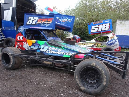 Chris Cowley was very entertaining with his use of the front bumper 
