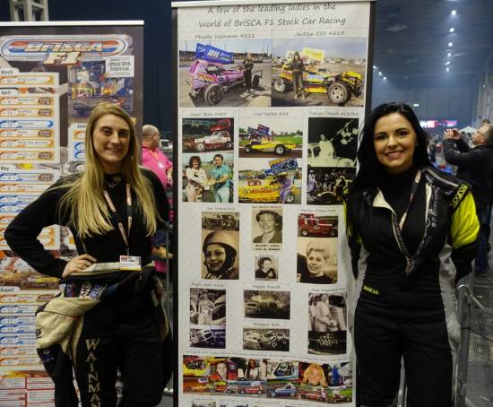 Autosport show at the NEC. Phoebe and Jacklyn did a top job selling our sport to the uninitiated.
