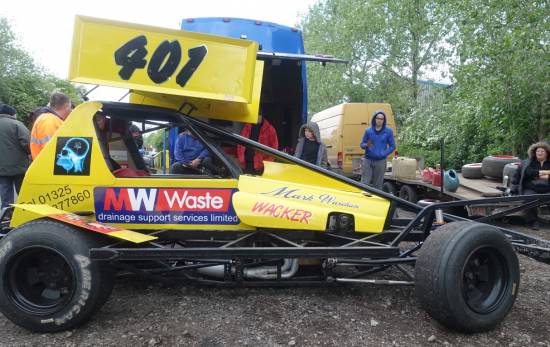 Mark Wareham - The ex Colin Patten car restyled 
