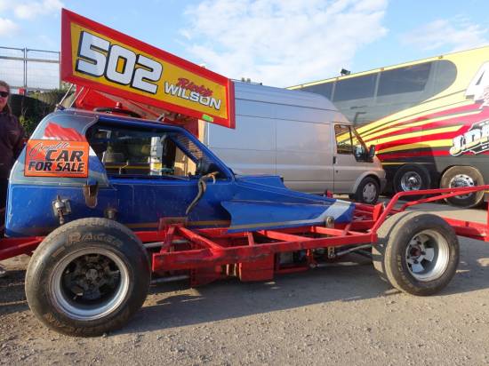 Ricky Wilson used the Chris Fort car this weekend. His own tarmac car will be out later in the season.
