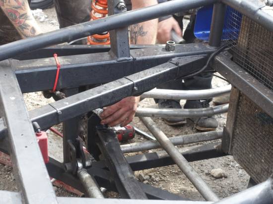 70 - Upper link req'd changing as part of it was bent into the steering arm link 
