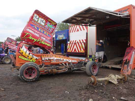 Danny Wainman and spare axle
