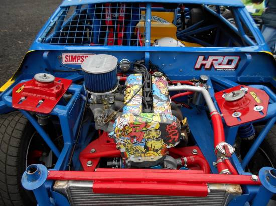 The stunning engine bay on the Ally Strachan(501) car.
