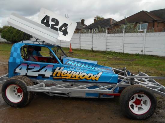 Likewise for Mike Heywood. The wing endplate sporting a change to the norm. 
