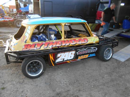 The ex Guinchy mini, a winner in the hands of Jenson Brickley.
